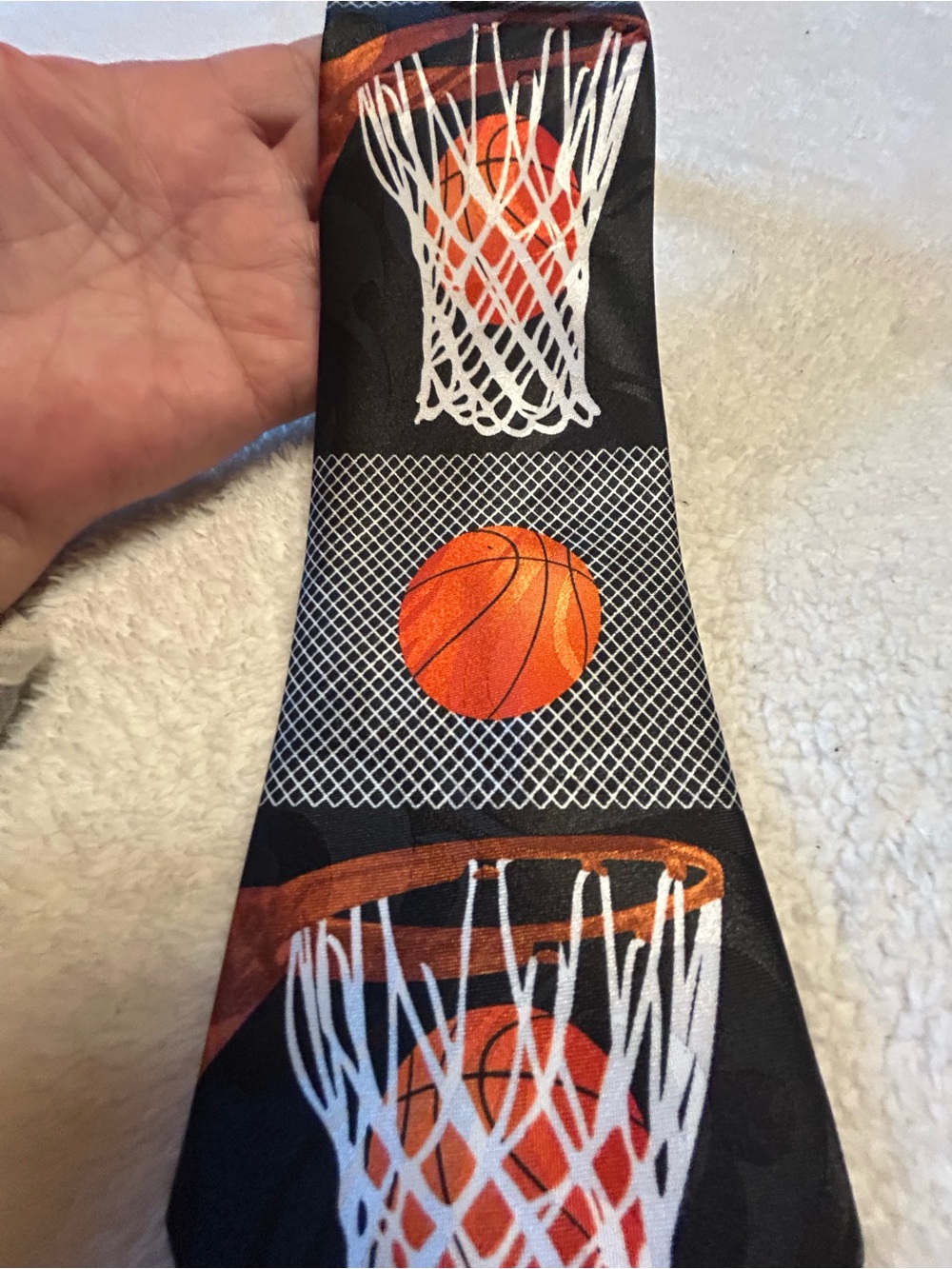 🎁3 for $30 - Basketball and Basket Necktie